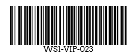 Event badge barcode