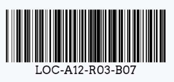 Example of Code 128 Barcode