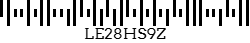 RM4SCC Barcode Example