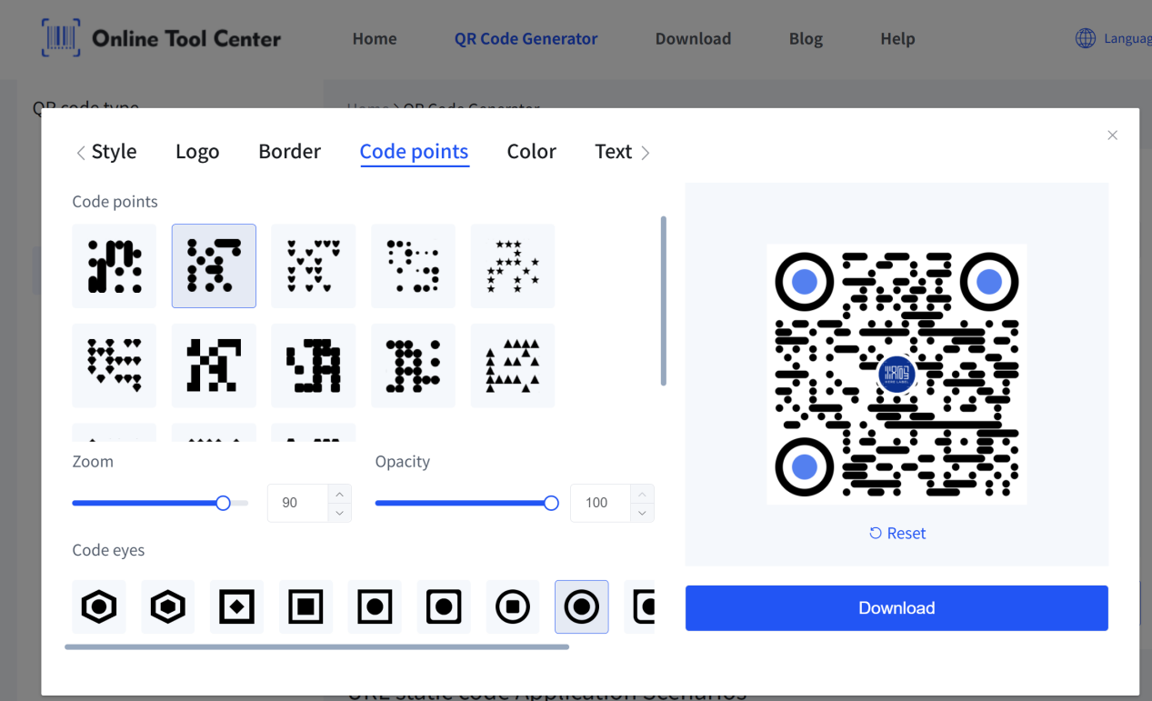 Generate Menu QR Code