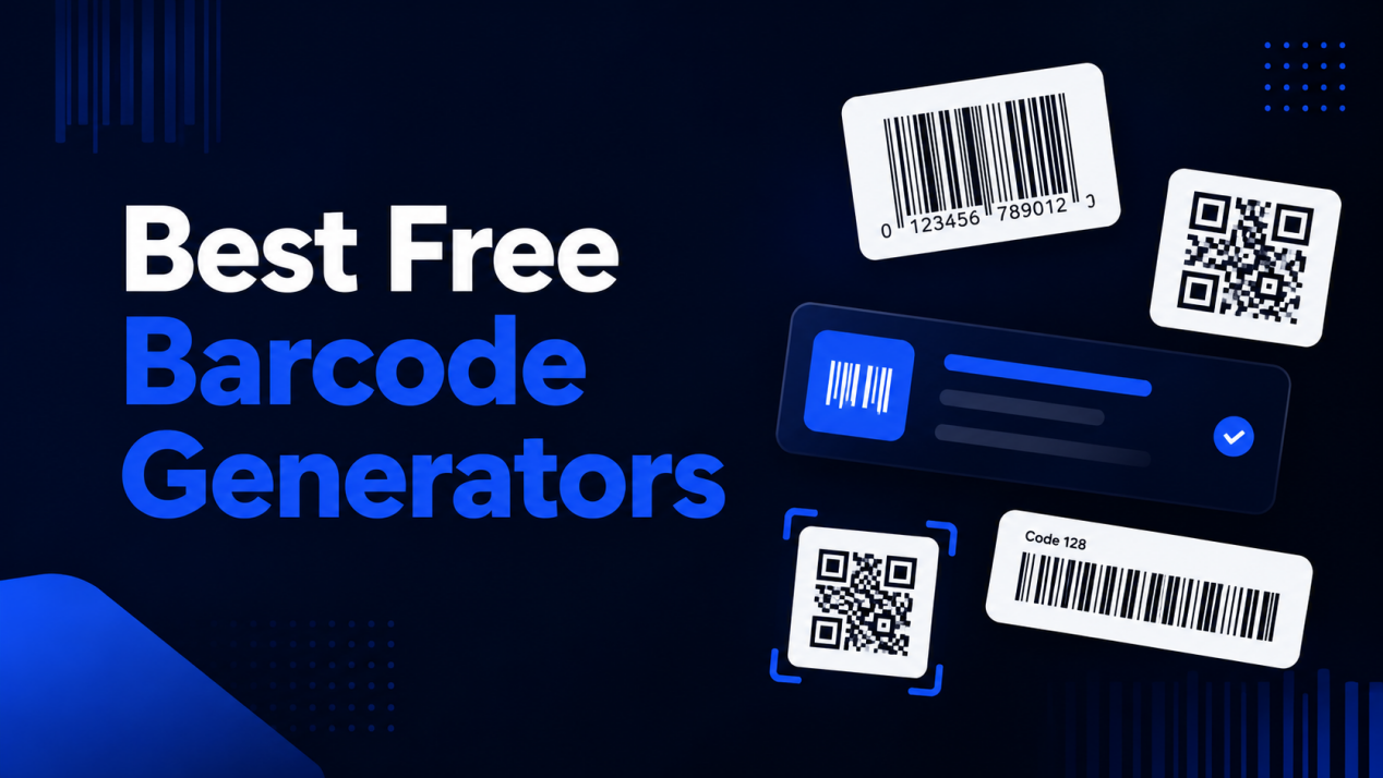 Best free barcode generators comparison with multiple barcode types