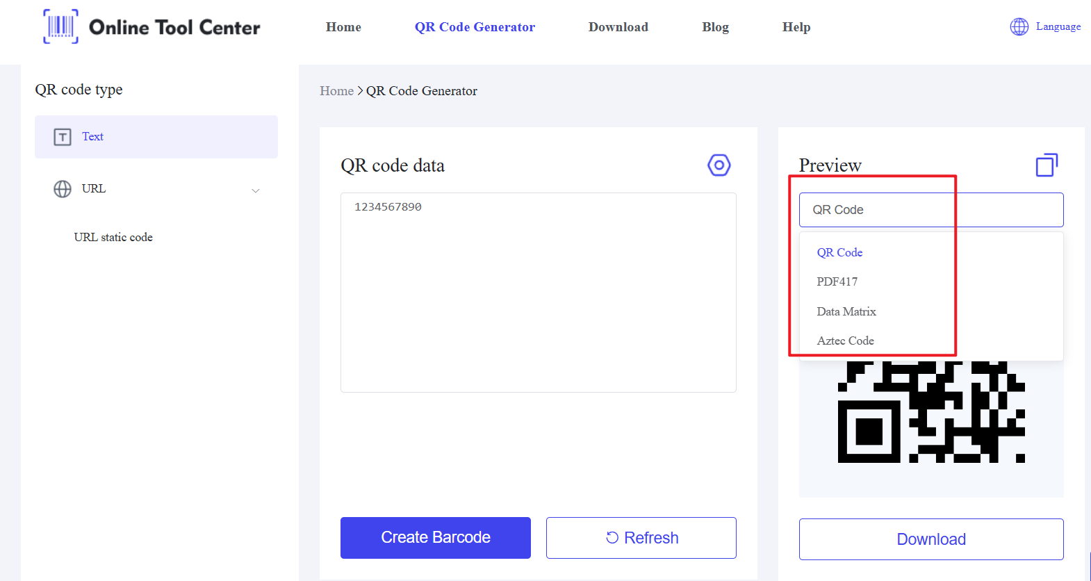 QR code generator online