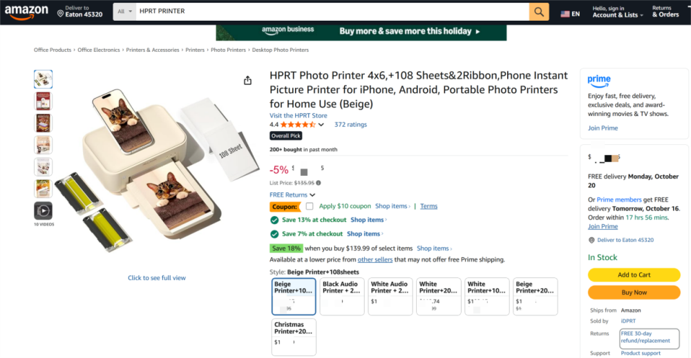 amazon product descriptions