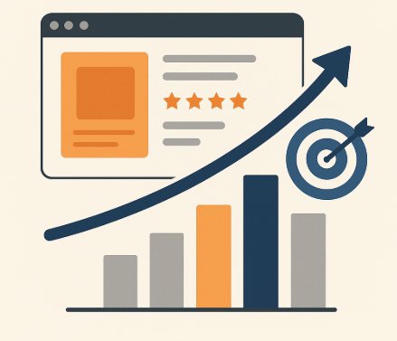 amazon listing optimization growth chart