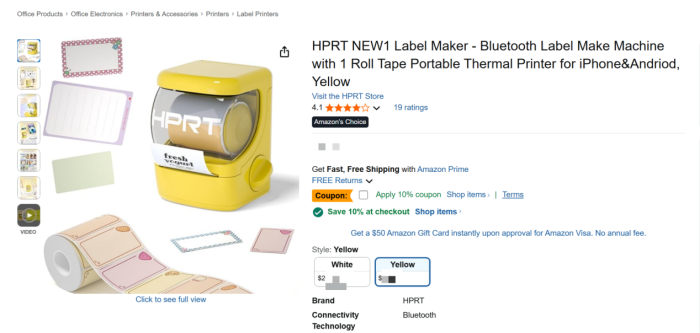 Amazon listing title