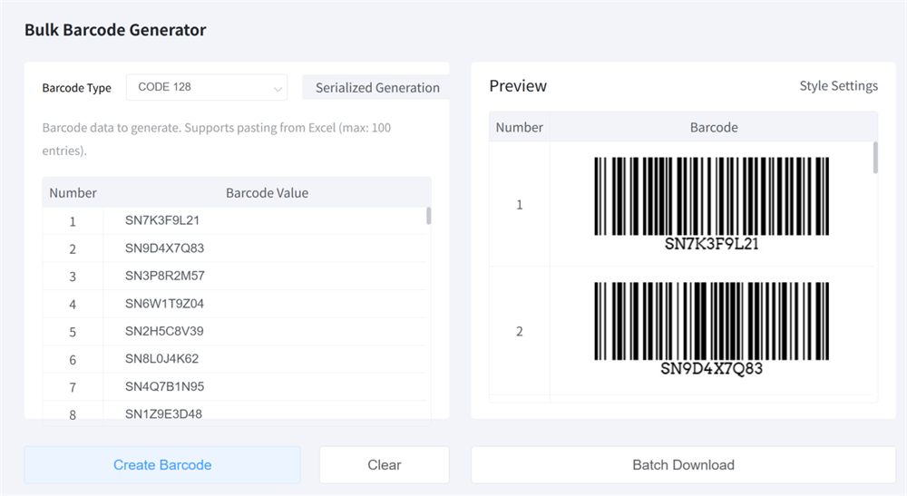 free bulk barcode generator free bulk barcode generator