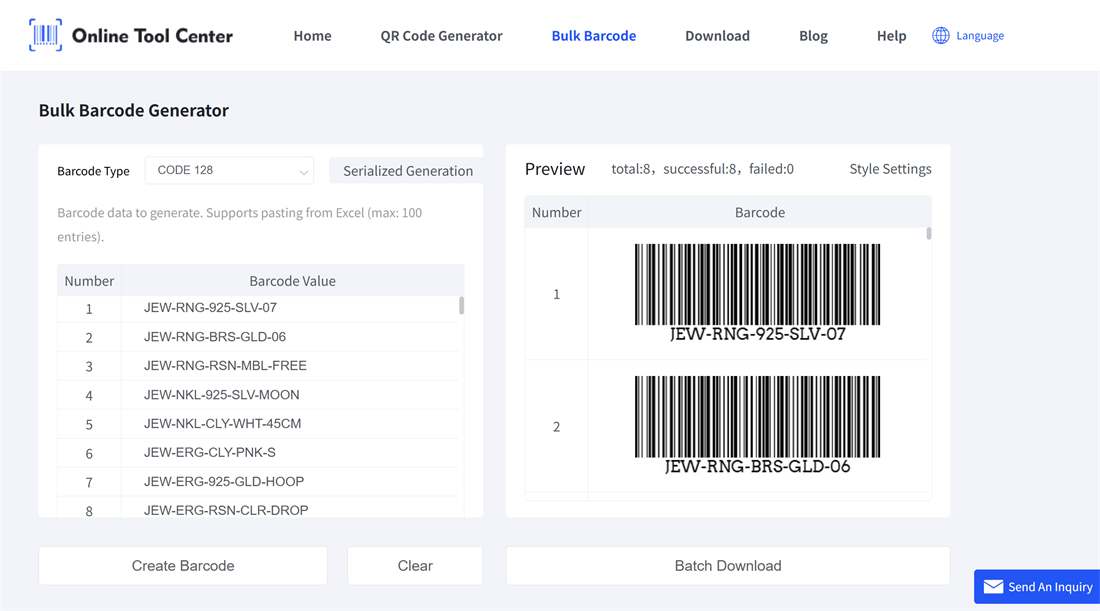 barcode generatio barcode generatio