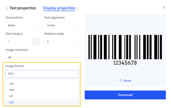 different barcode formats