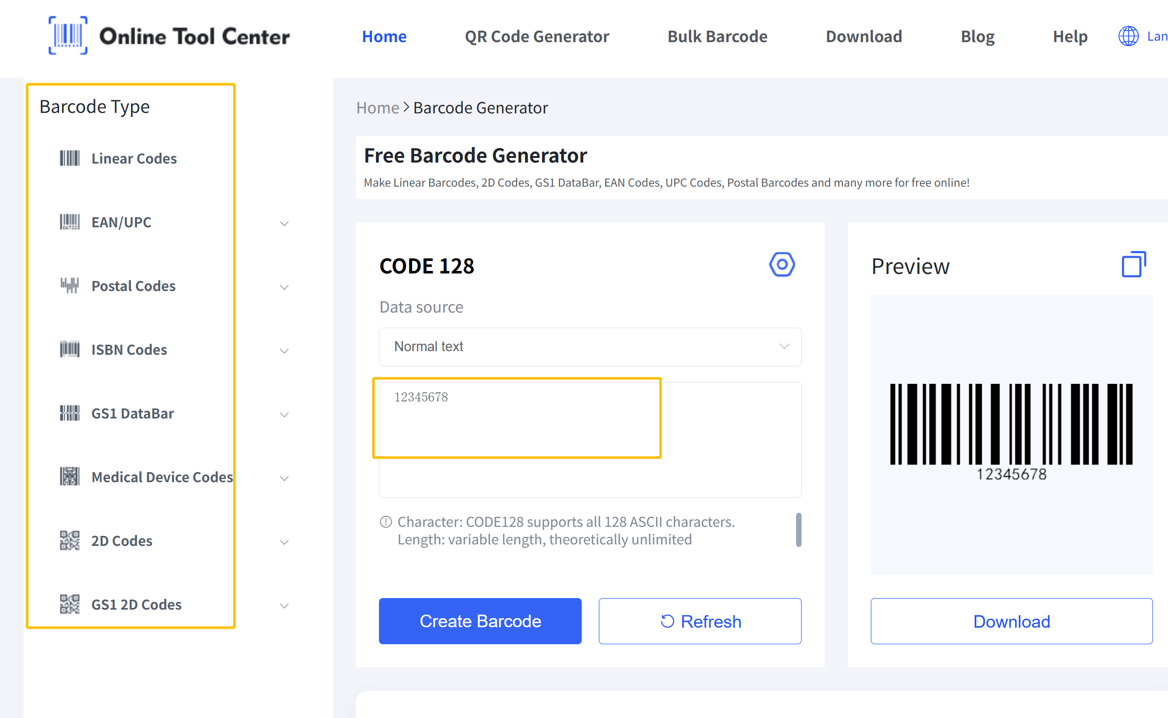 erate barcode vector online