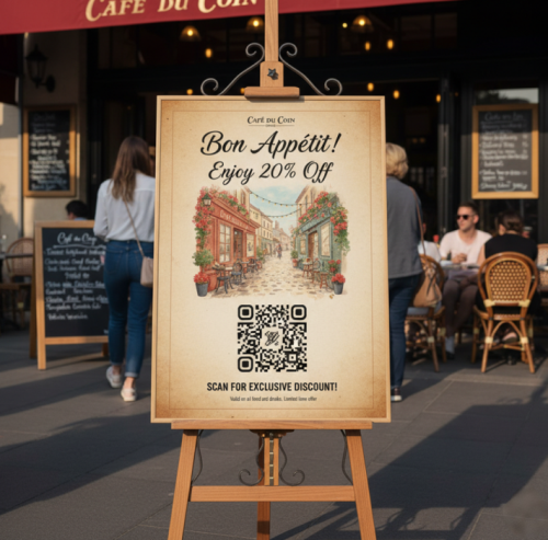 restaurant promotion qr code