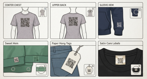 qr code on clothi qr code on clothi