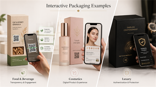 Interactive packaging examples Interactive packaging examples