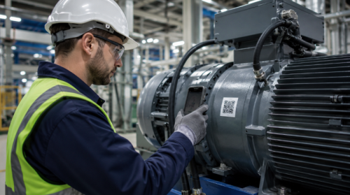 QR code equipment inspectio
