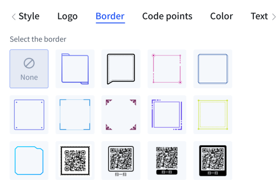 qr code borders qr code borders