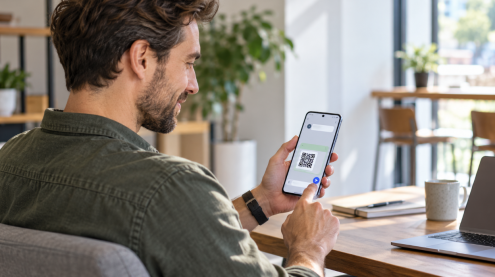 send a qr code via text on android send a qr code via text on android