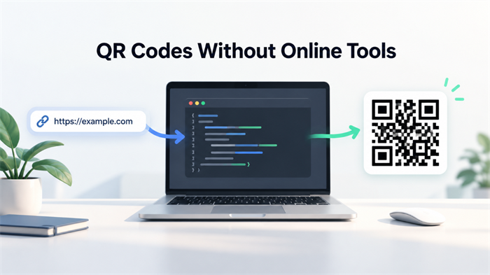 Create a QR Code without online tools Create a QR Code without online tools